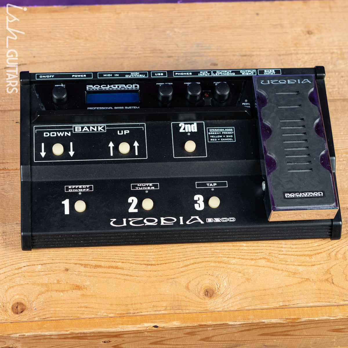 Rocktron Utopia B200 Bass Guitar Effects Processor – Ish Guitars