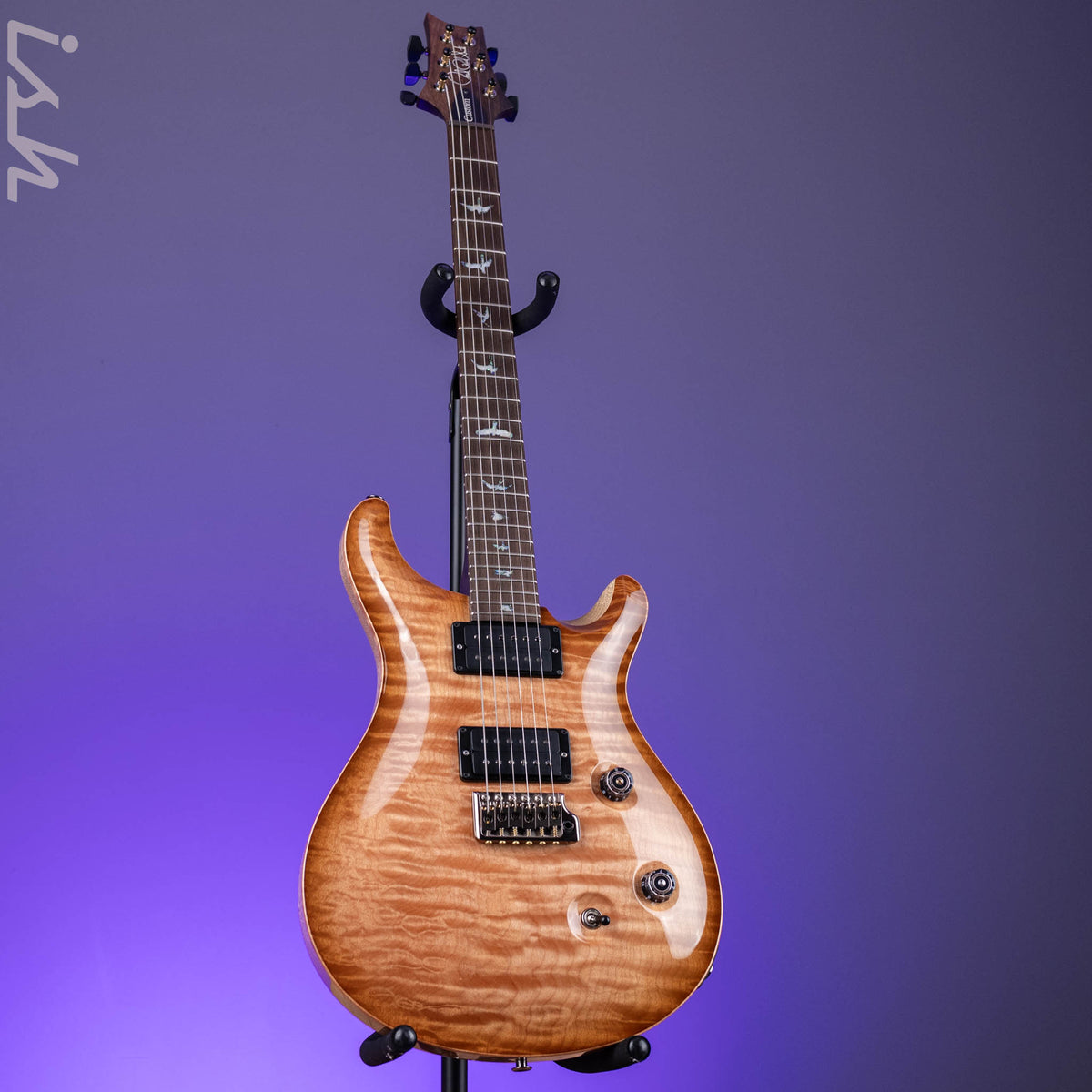PRS Custom 24 Wood Library Quilt 10 Top Korina Body Rosewood Neck