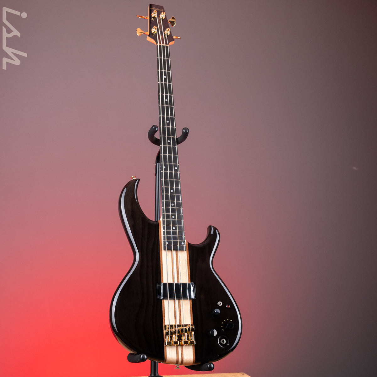 Aria Pro II SB-1000 4-String Bass See-Through Black – Ish Guitars