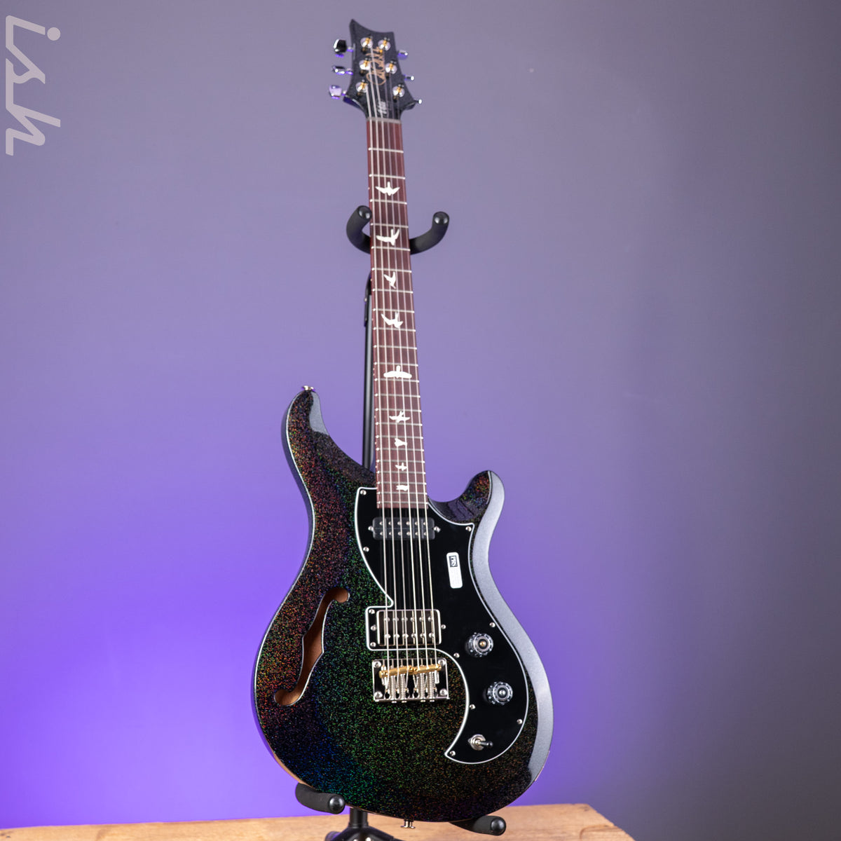ギター PRS Reclaimed limited S2 Vela SemiHollow PRS S2 Vela Semi-Hollow Reclaimed Black Rainbow Holoflake Limited