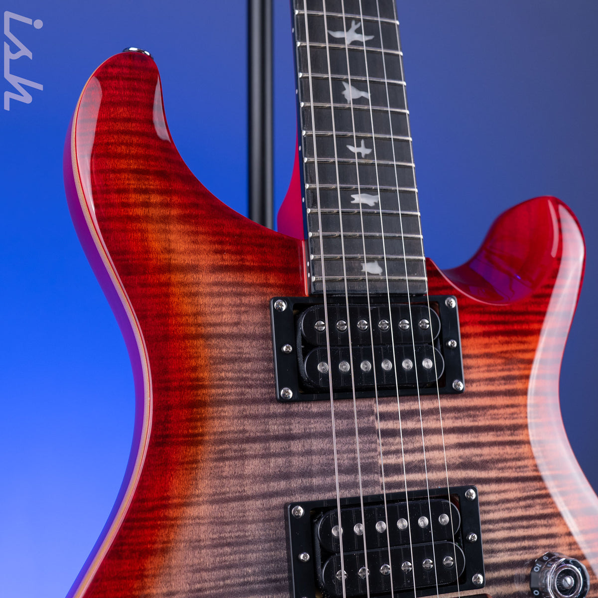 PRS SE Custom 24 Floyd Electric Guitar Charcoal Cherry Burst *2025