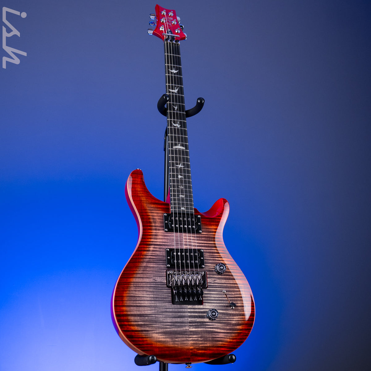 PRS SE Custom 24 Floyd Electric Guitar Charcoal Cherry Burst *2025