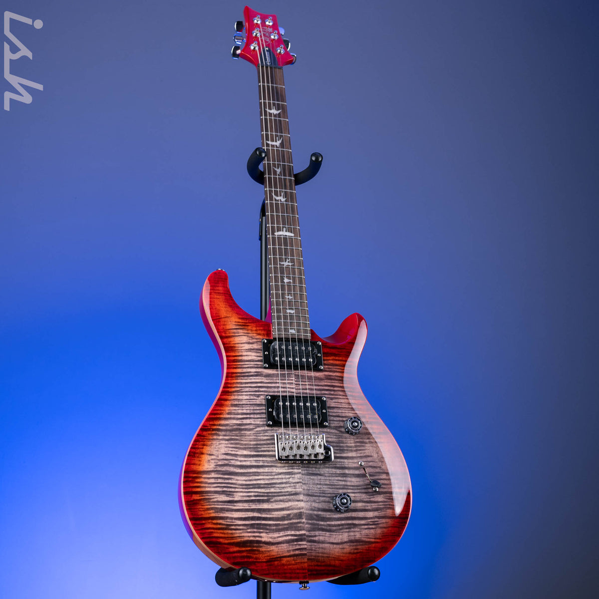 PRS SE Custom 24 Electric Guitar Charcoal Cherry Burst *2025