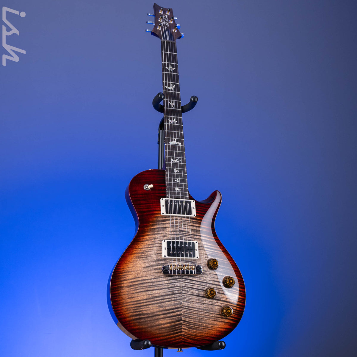 PRS Tremonti Stoptail Charcoal w/ Cherry Wrap Burst – Ish Guitars