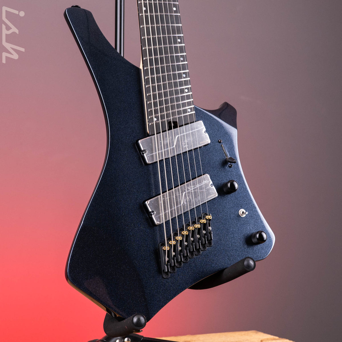 Ibanez Alpha A528 8-String Multiscale Guitar Iron Pewter – Ish Guitars