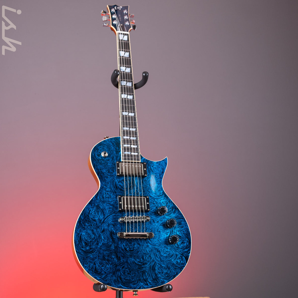 ESP USA Eclipse Teal Marble – Ish Guitars