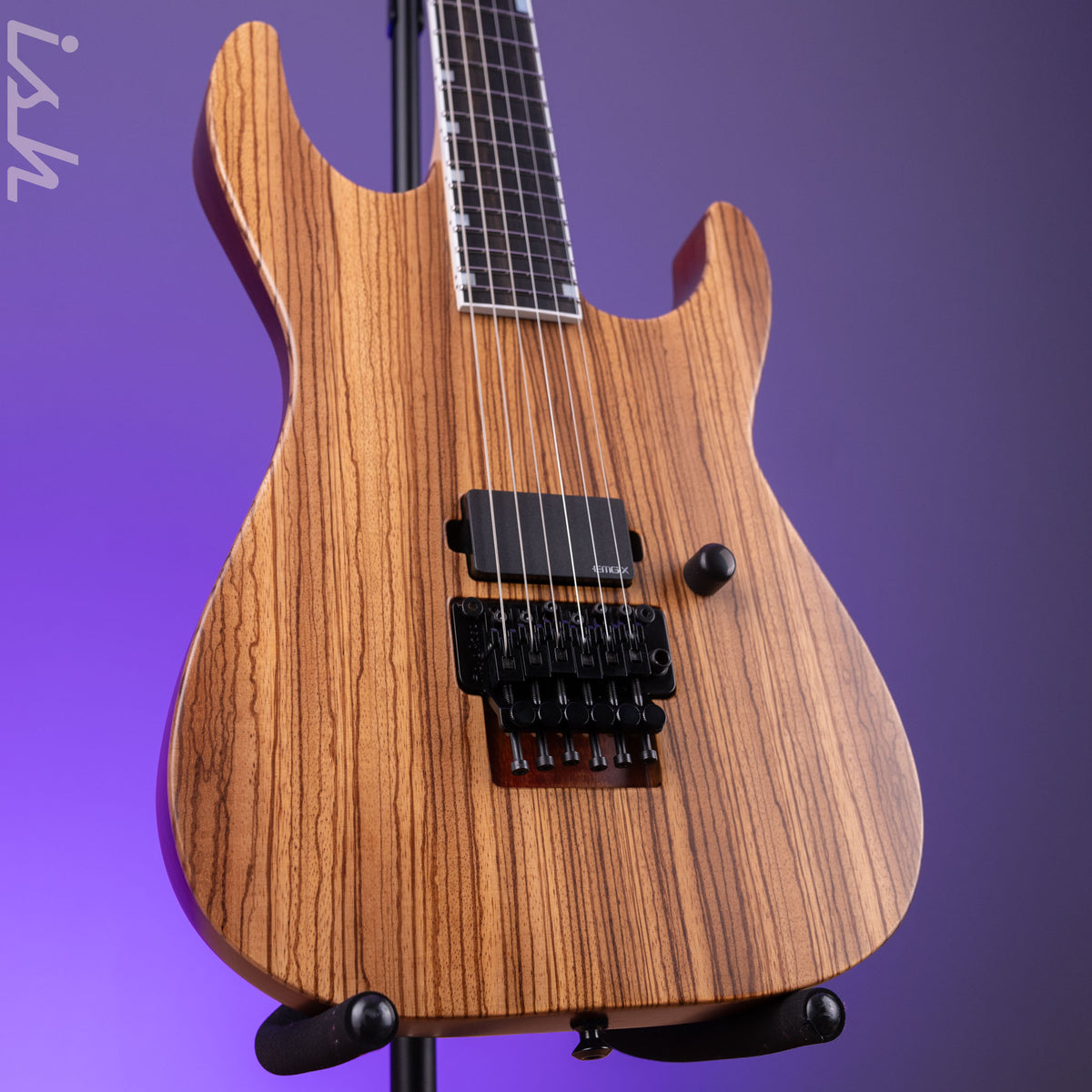 ESP USA M-I DX FR Satin Natural Zebrawood – Ish Guitars