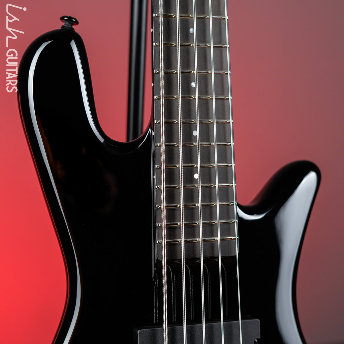 Spector Ns Ethos 5 Hp Bass Solid Black Gloss Ish Guitars 7334