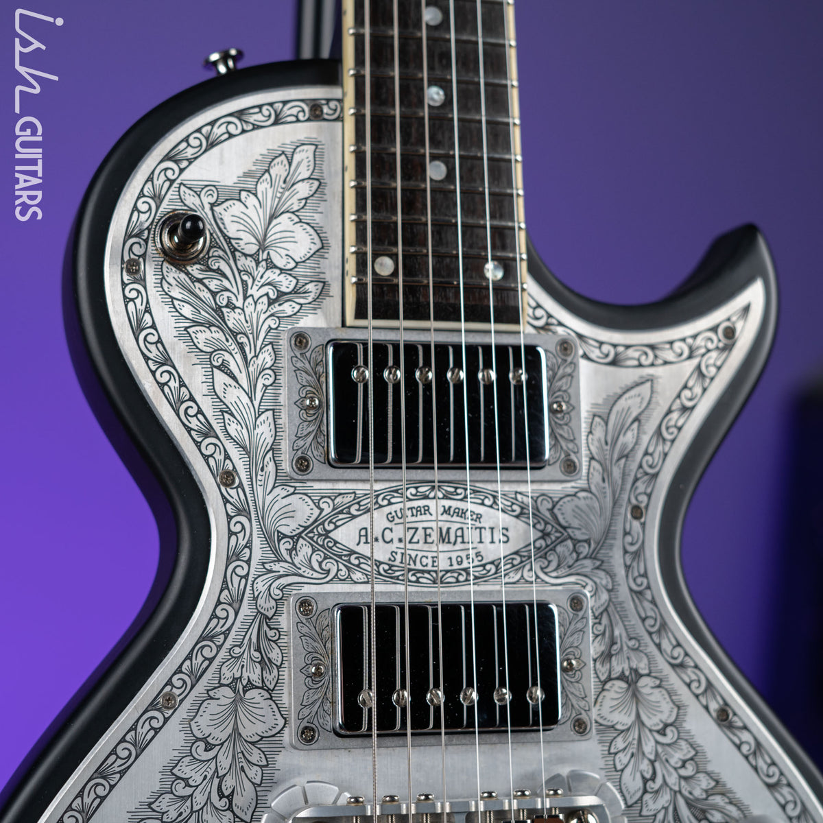 Zemaitis C24MF Casimere Metal Front Electric Guitar
