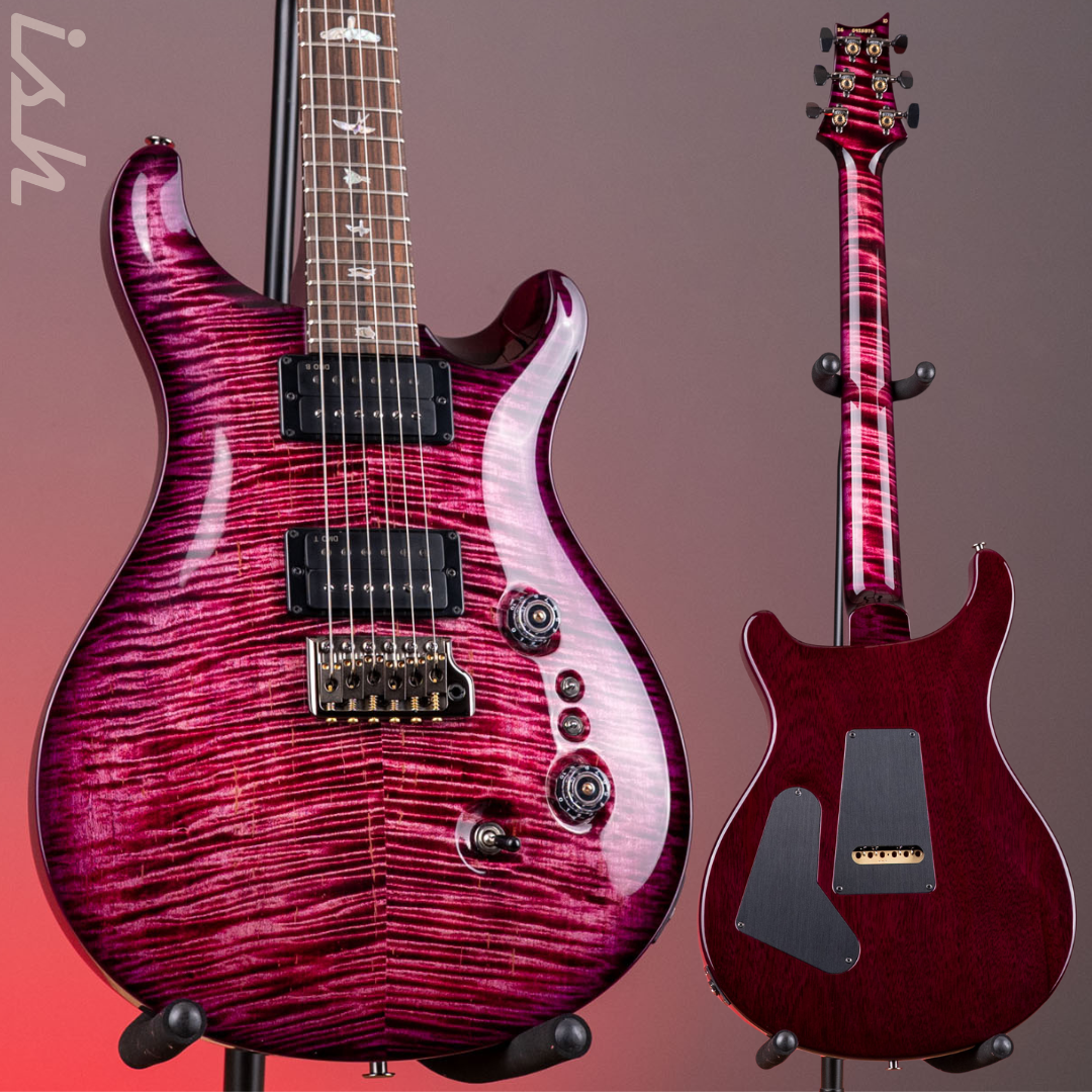 コ*ム様 PRS Custom 24-08 Wood Library 10top PRS Wood Library Custom 24-08 10-Top DMO Raspberry Smokeburst
