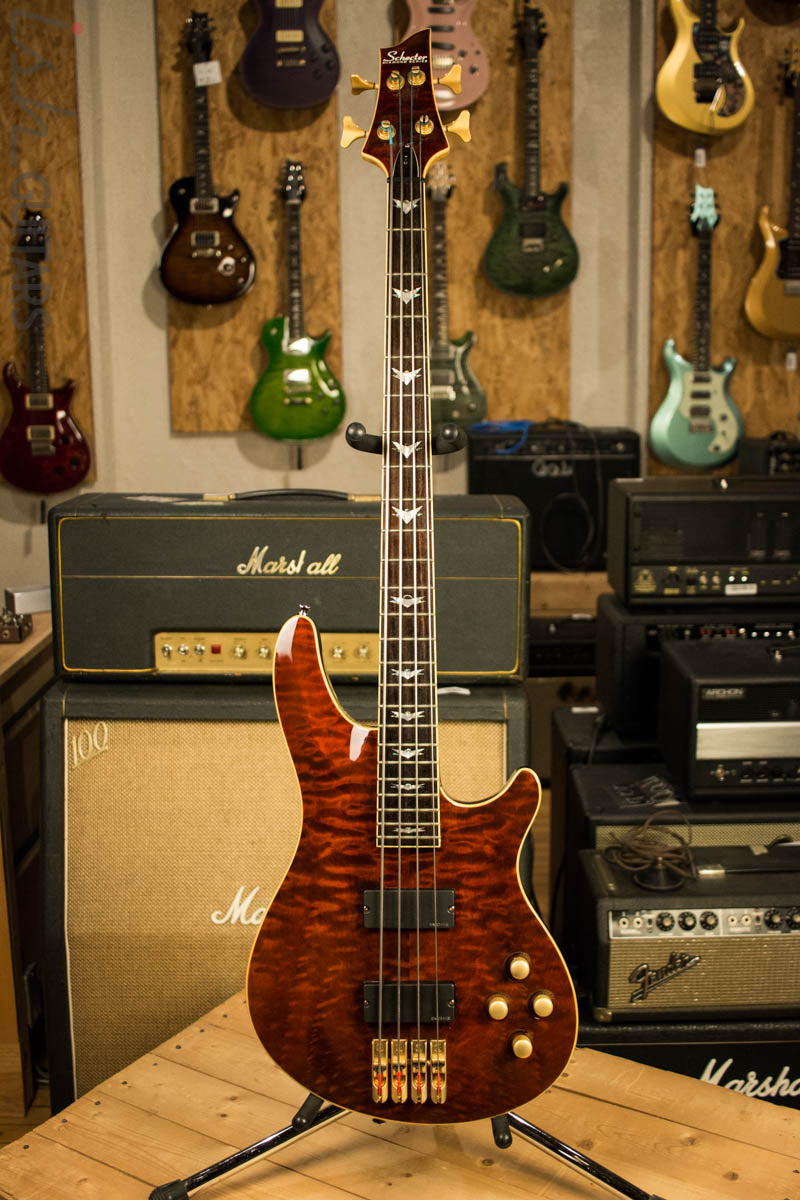 Schecter Omen-4 Diamond Series Active Electric Bass – Ish Guitars