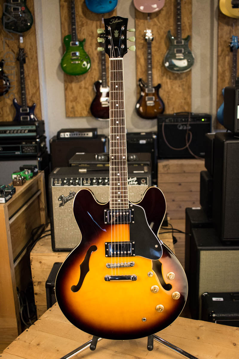 Tokai Korean Premium Series Lacquer Finish ES Guitar Sunburst