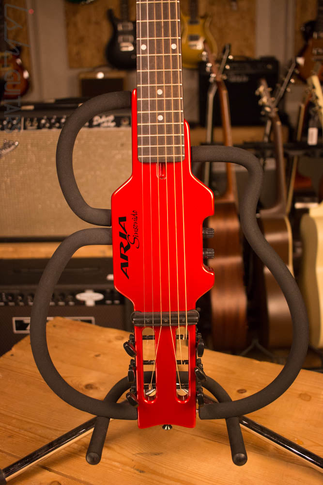 Aria Sinsonido Headless Travel Guitar Acoustic Electric – Ish Guitars