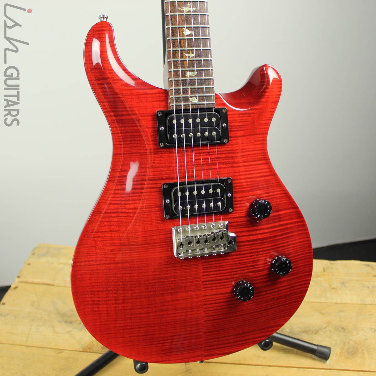 2001 Paul Reed Smith PRS Custom 24 10 Top Scarlet Red – Ish Guitars