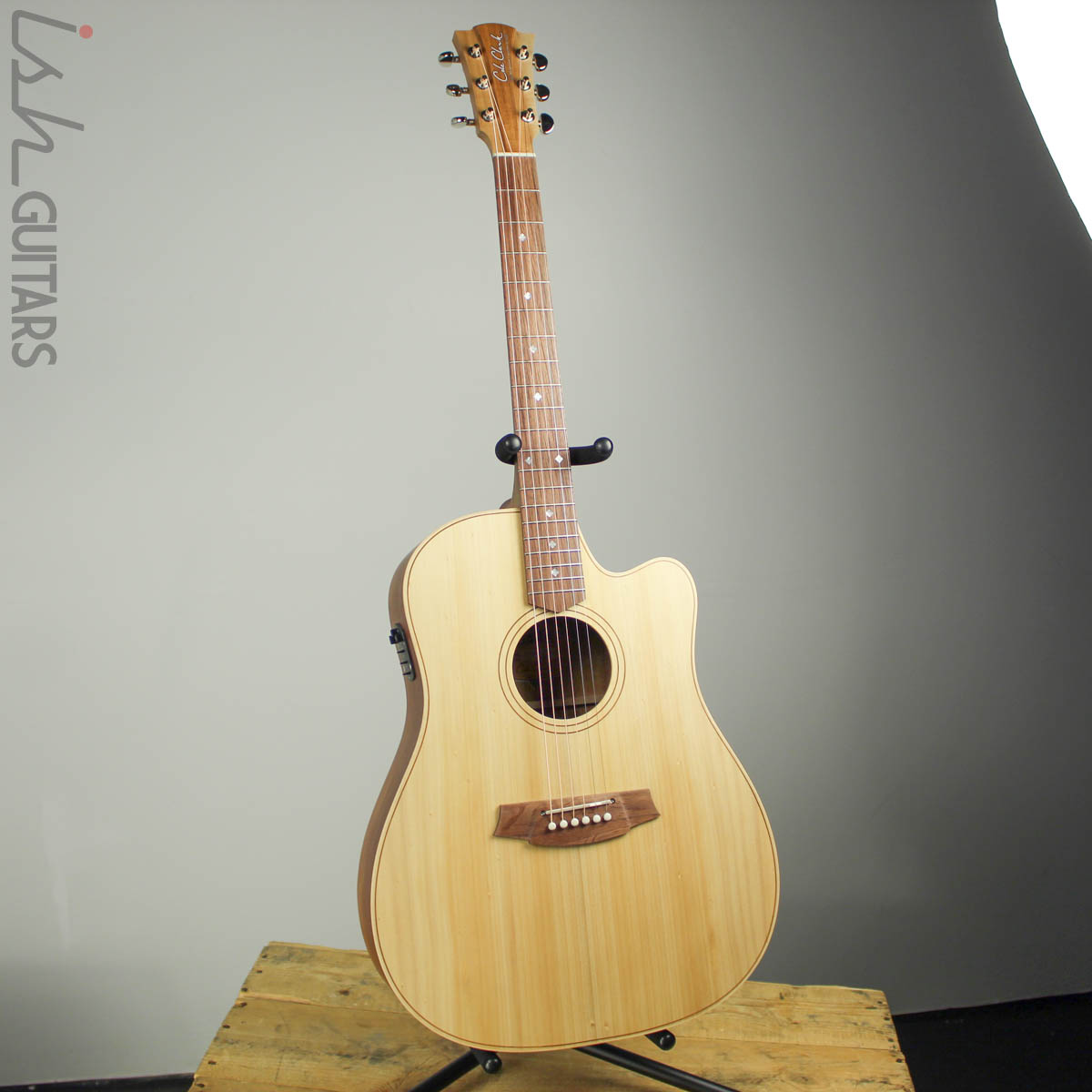 ギター Cole Clark Fat lady2 CCFL2-EC-BB Bunya Cole Clark Fat Lady Bunya / Blackwood Acoustic Guitar - Acoustic
