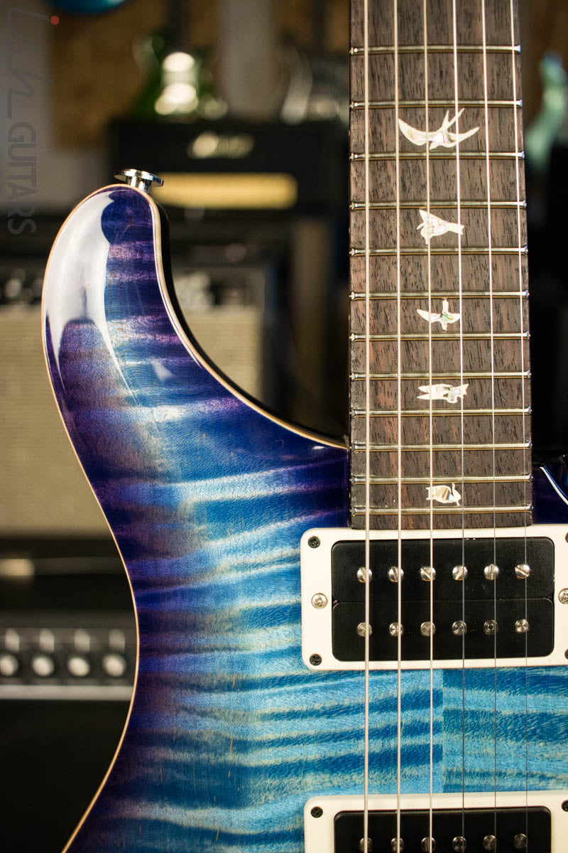 【美品】Paul Reed Smith custom24 10top 2018 Paul Reed Smith Custom 24 10 Top Custom Color Aquabluex