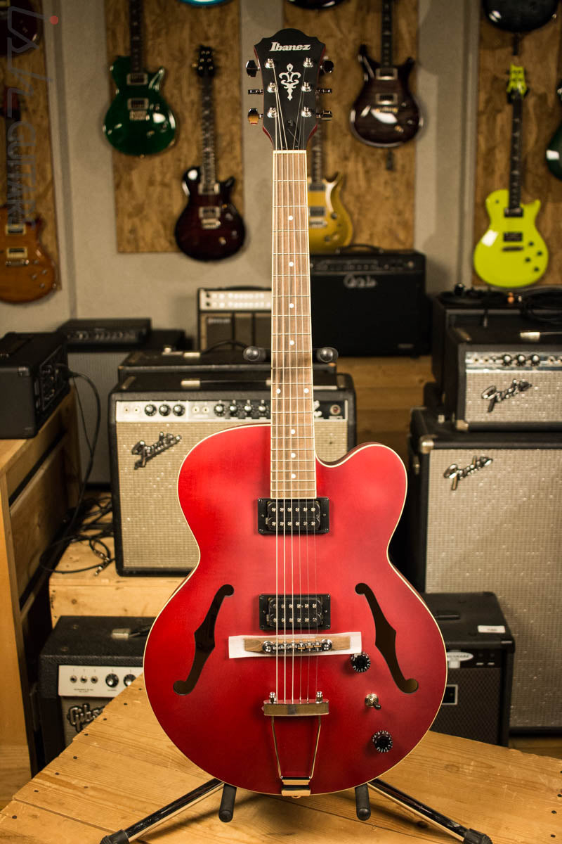 Ibanez Artcore AF55 Hollow Body Electric Guitar Red Flat – Ish Guitars