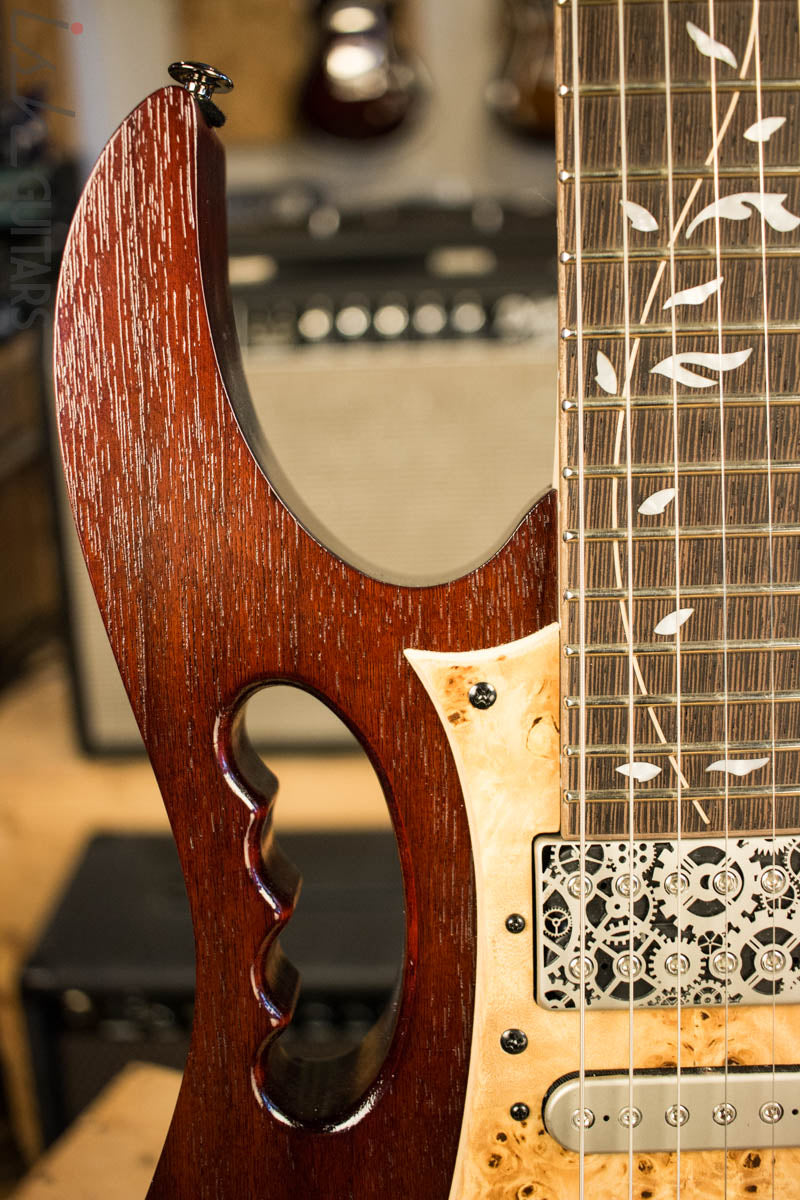 Ibanez JEM77WDP Steve Vai Signature “Woody” Charcoal Brown – Ish