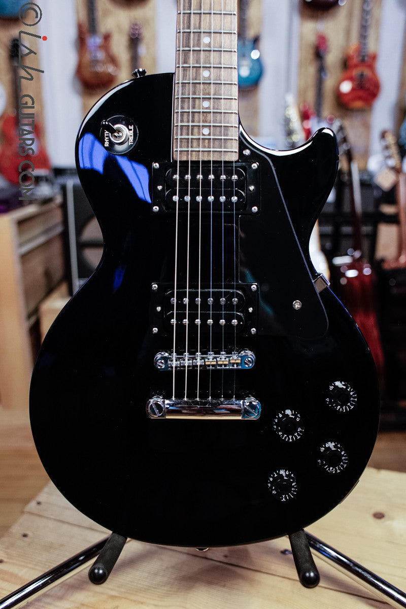 美品　Epiphone Les Paul Studio ブラック Epiphone Les Paul Studio Black – Ish Guitars