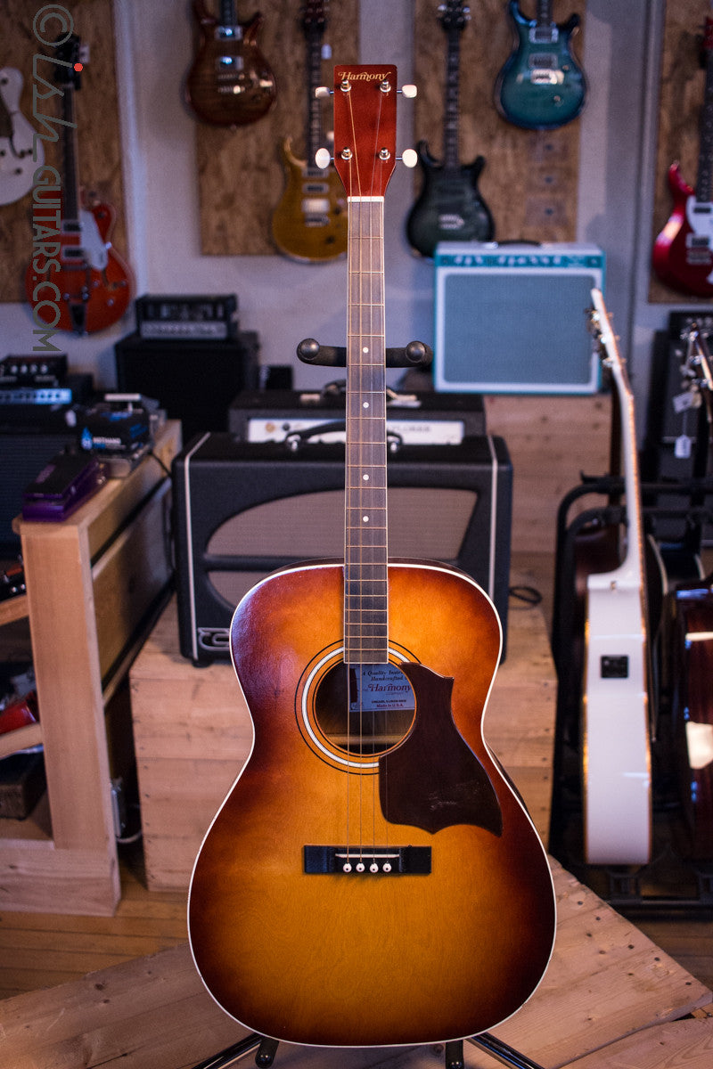 Harmony Acoustic Guitar H4102 Tenor 4 String Vintage – Ish Guitars