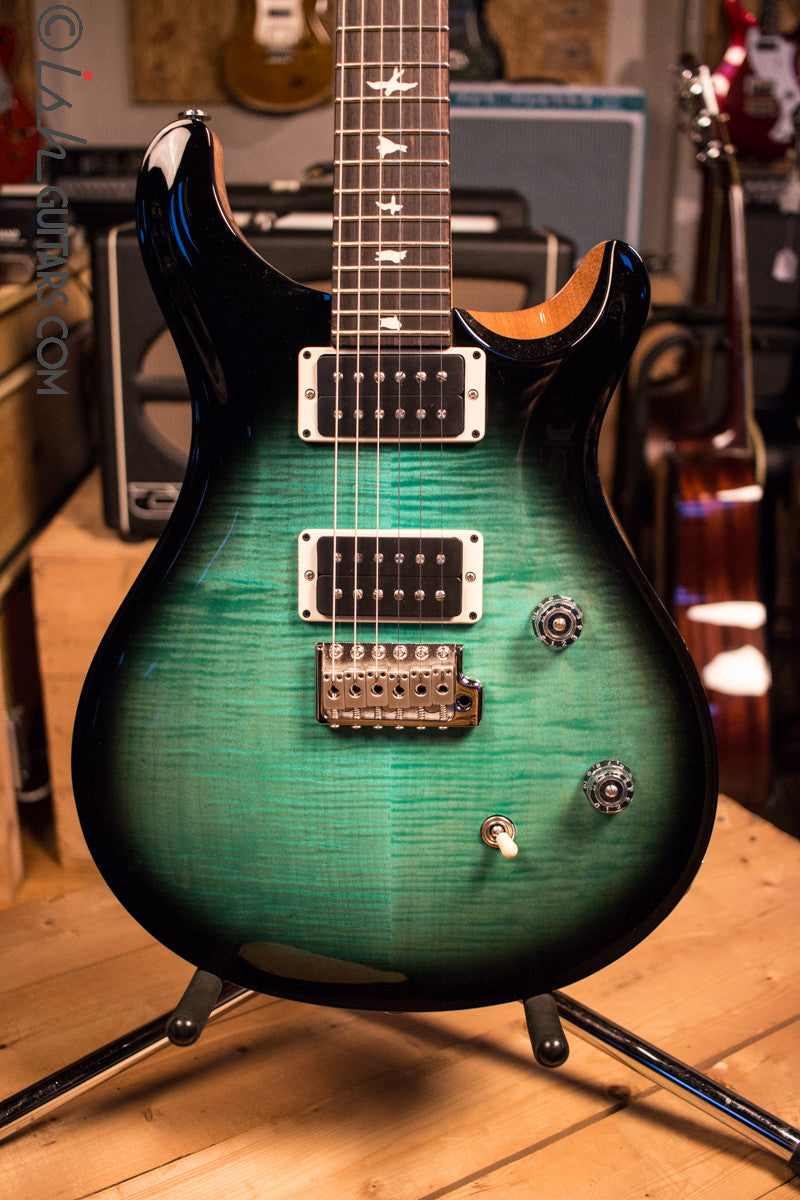 Paul Reed Smith PRS CE24 Custom Color Teal Burst Natural Back