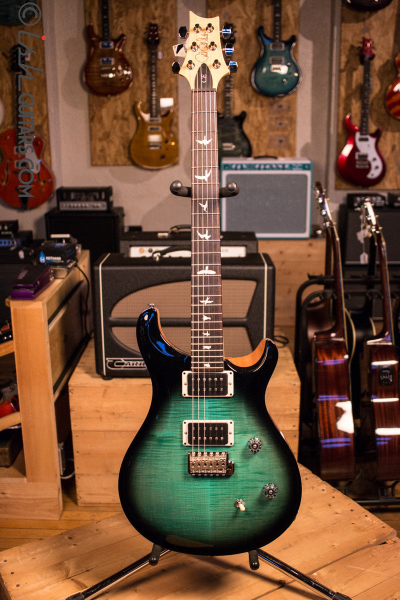 Paul Reed Smith PRS CE24 Custom Color Teal Burst Natural Back