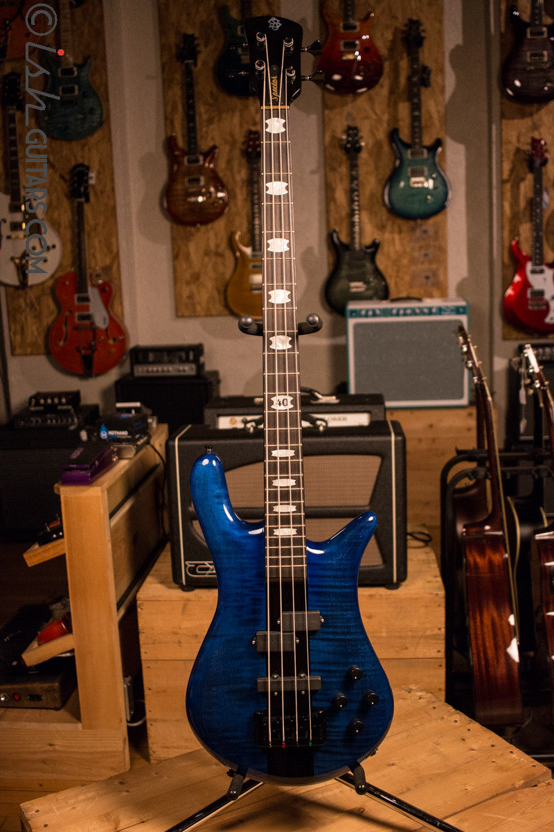ベース Spector Legend 4 Classic with Bartolini Spector Euro 4LX 40th Anniversary Blue 1 of 12 Limited Edition