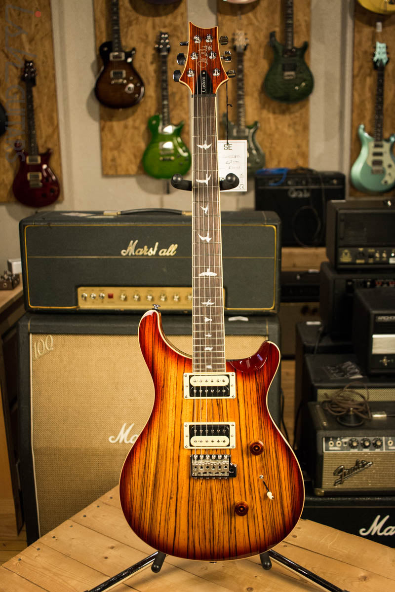2018 Paul Reed Smith PRS SE Custom 24 - Zebrawood – Ish Guitars
