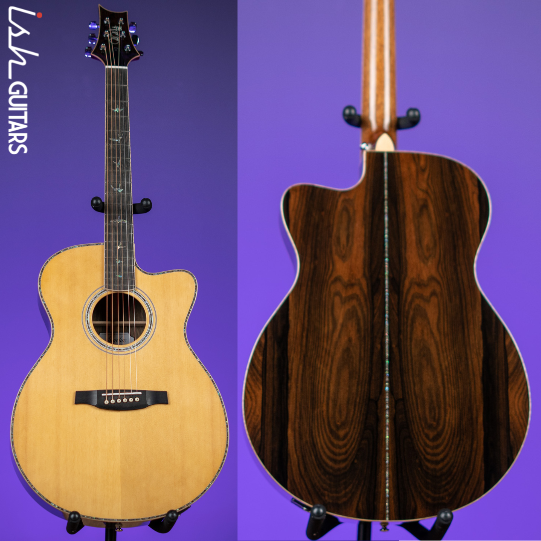 PRS SE A60E Angelus Acoustic Electric Guitar Ziricote – Ish Guitars