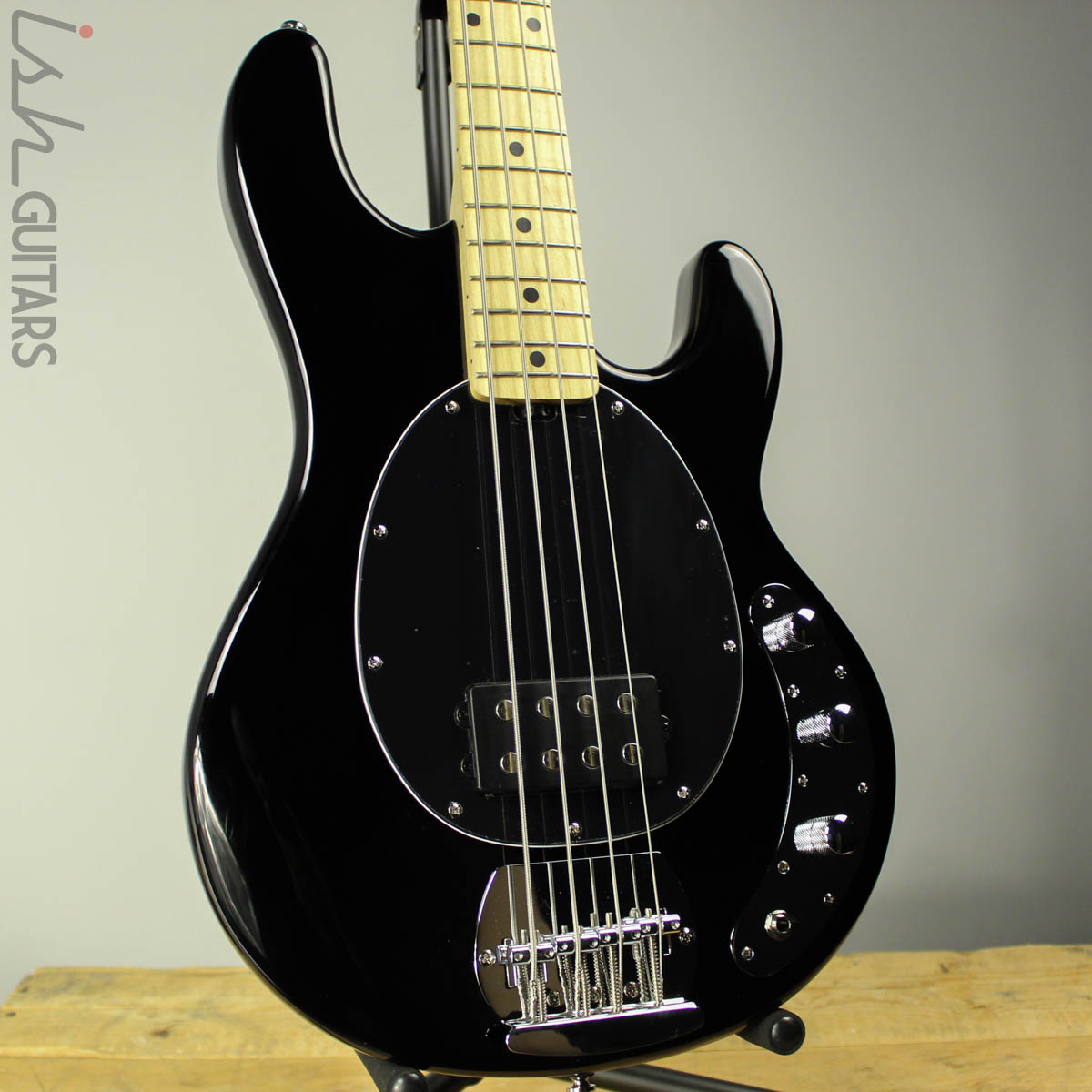 Sterling by Music Man Stingray Ray4 SUB Black – Ish Guitars