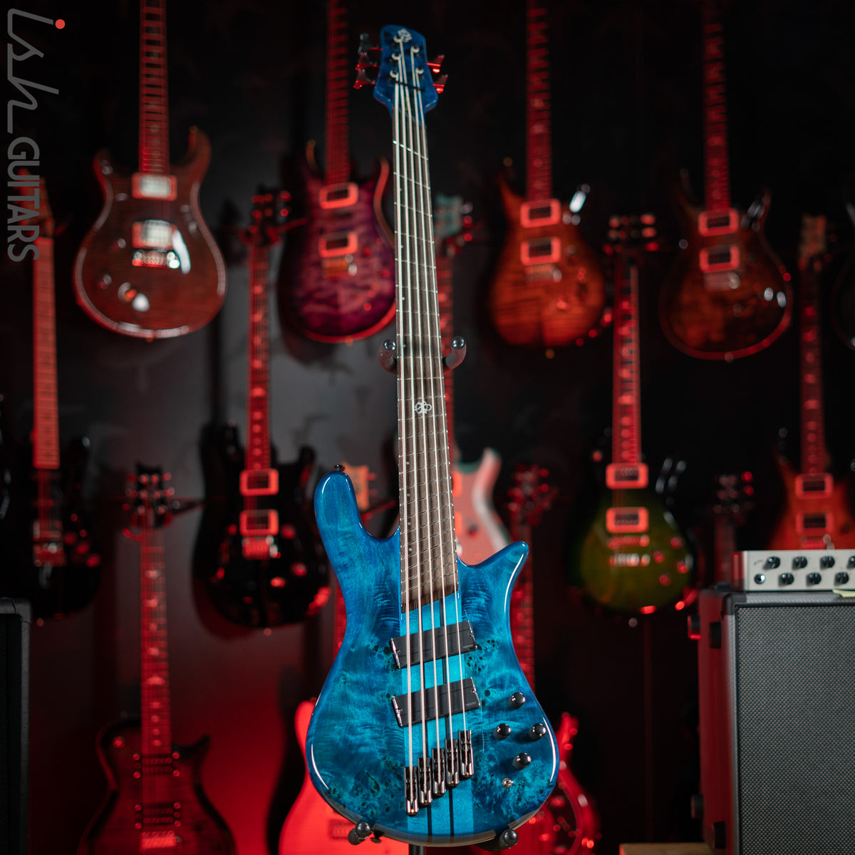 Spector NS Dimension 5 Multiscale Bass Black and Blue Gloss – Ish