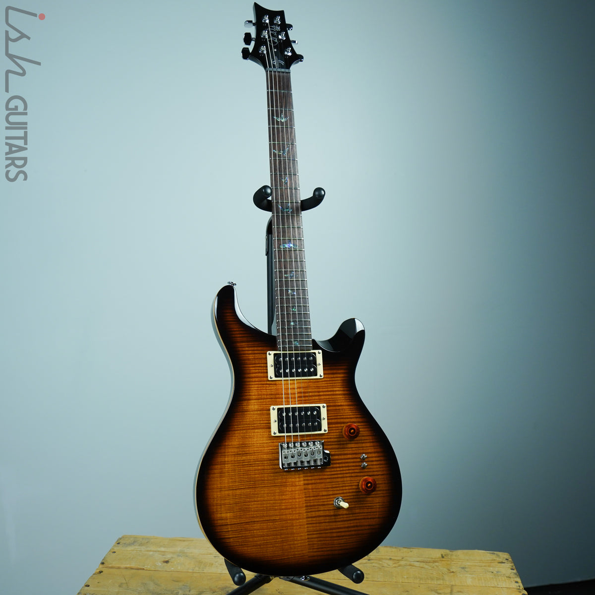 PRS SE 35th Anniversary Custom 24 Black Gold Burst – Ish Guitars