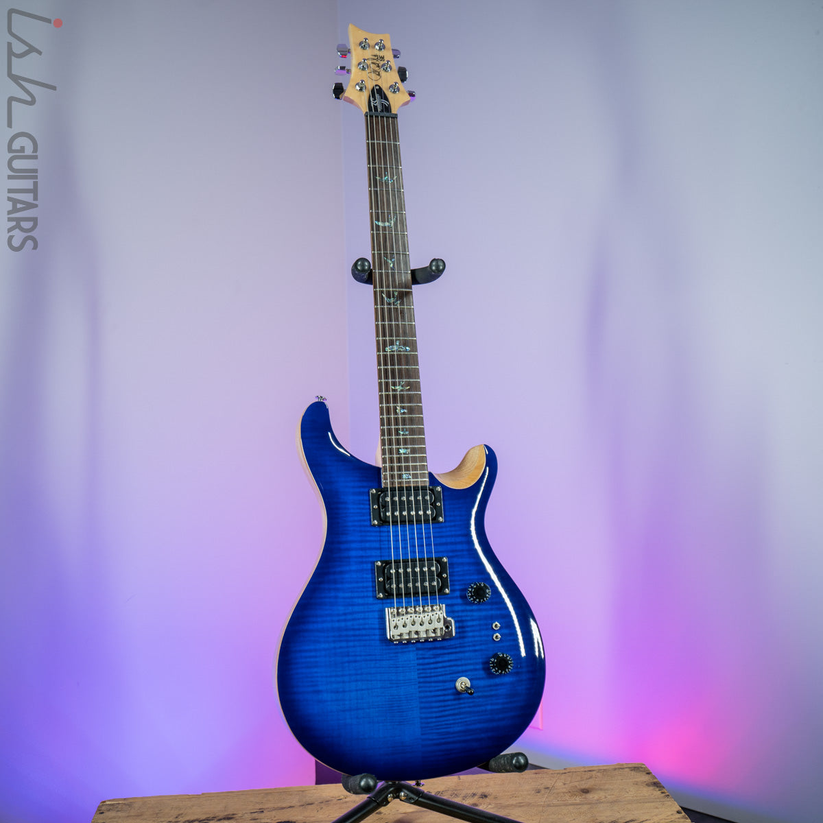 PRS SE 35th Anniversary Custom 24 Faded Blue Burst – Ish Guitars