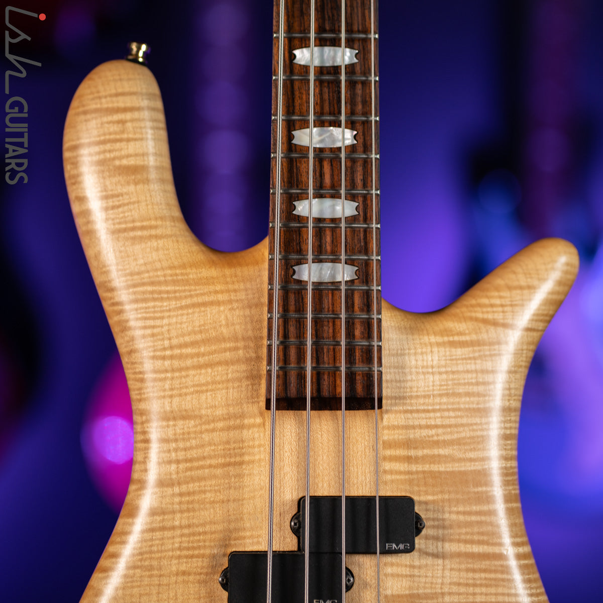 1999-2000 Spector NS-4CR Natural Flame Maple – Ish Guitars