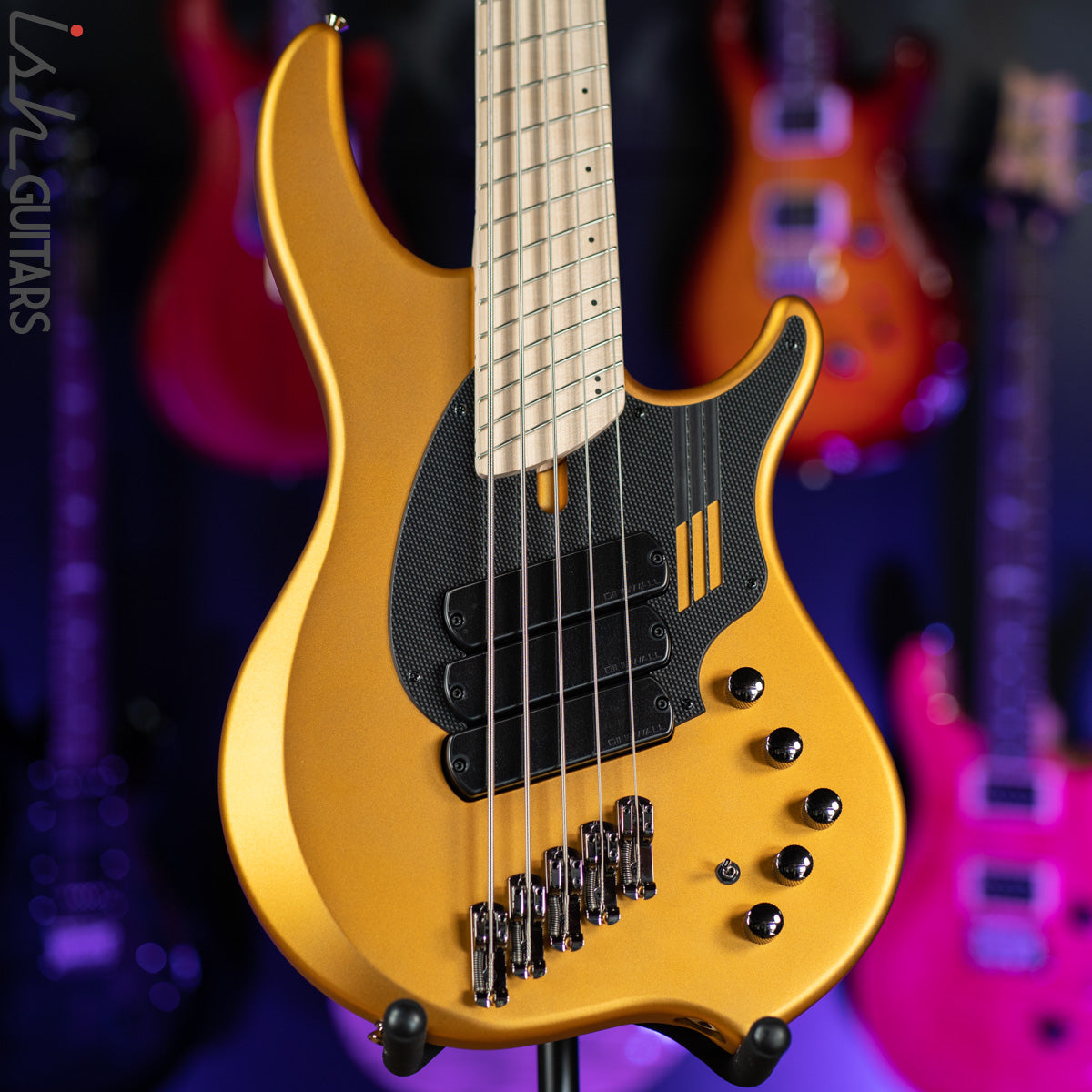 Dingwall NG-3 5-String Matte Gold Metallic – Ish Guitars