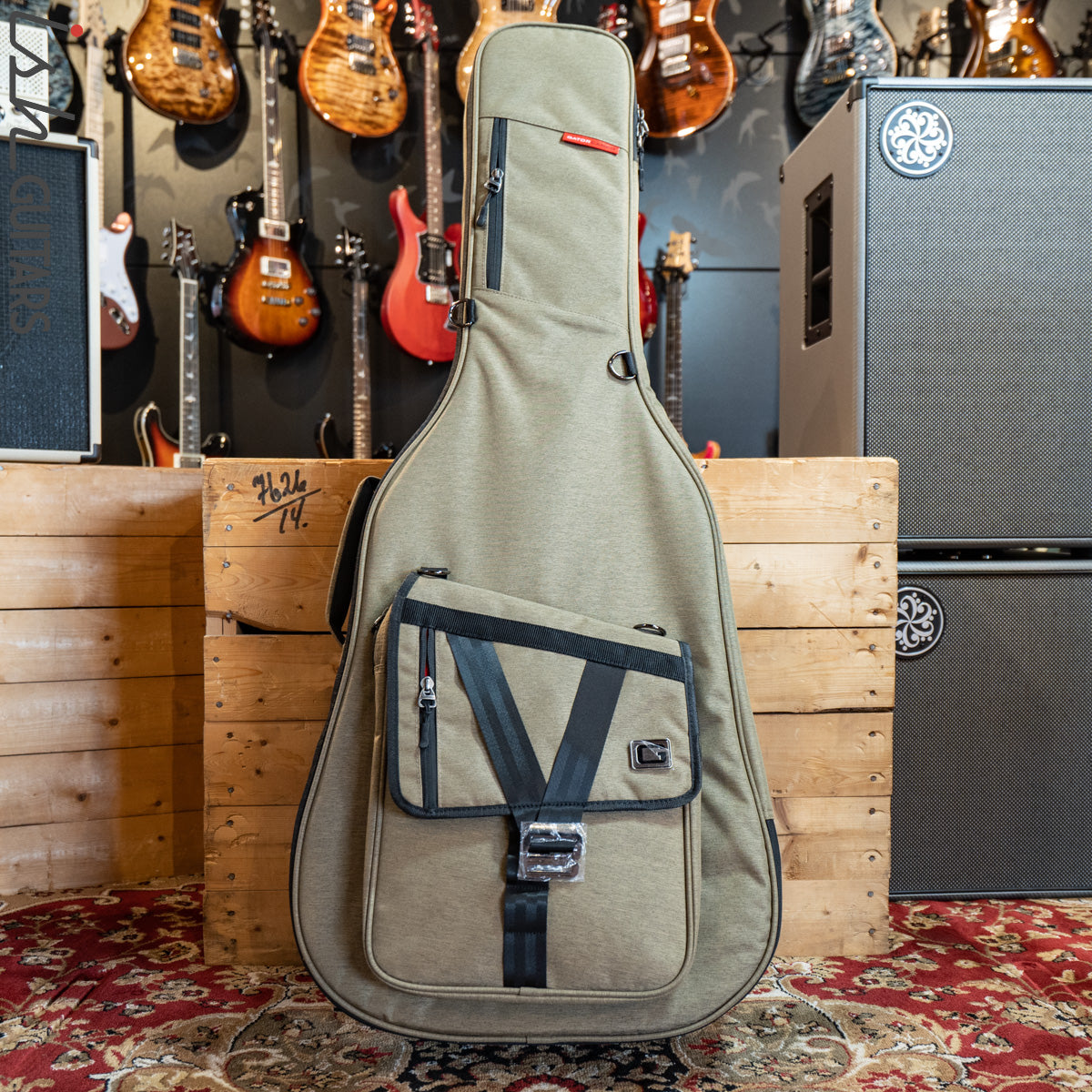 Gator Transit Gig Bag Gator Acoustic Transit Series Gig Bag Tan