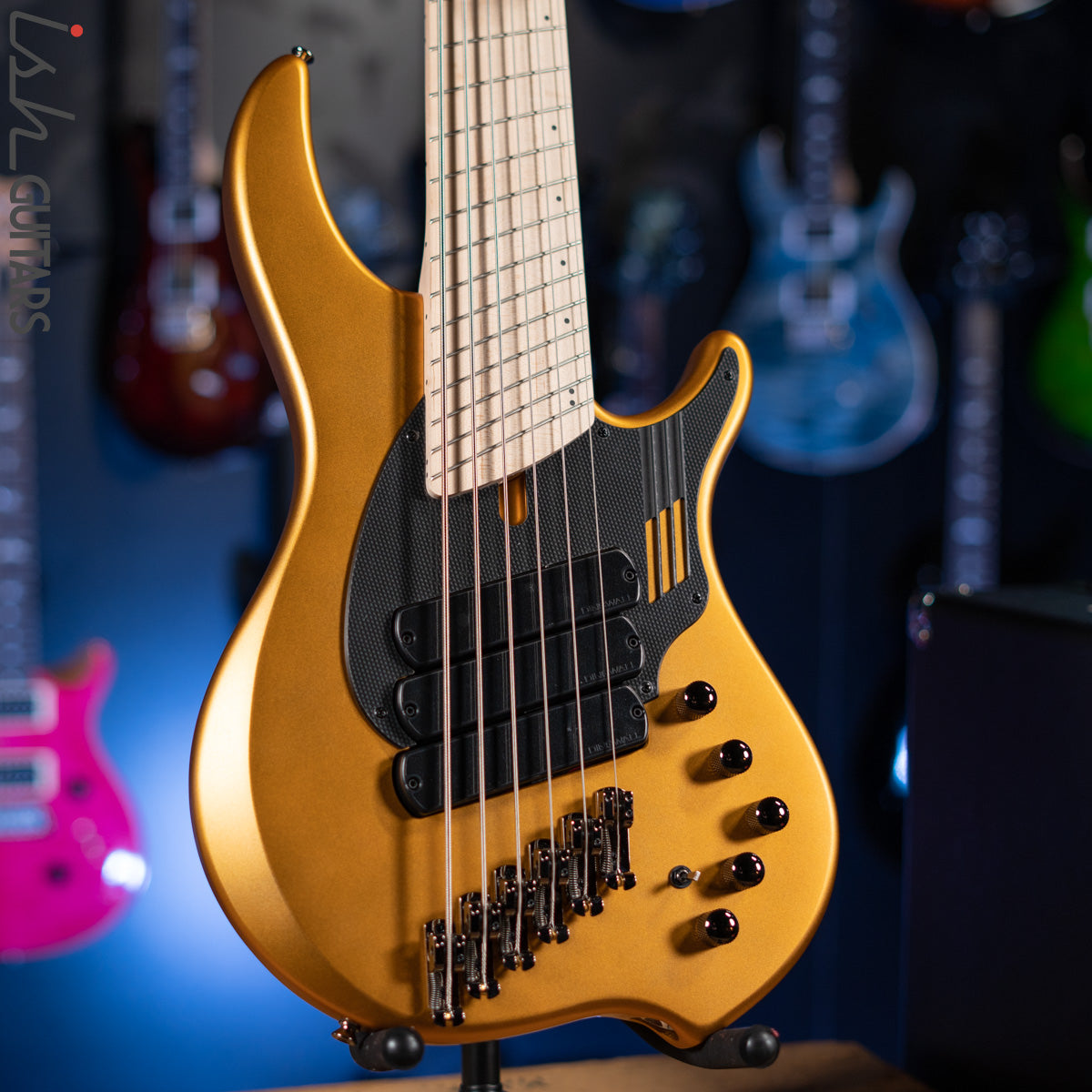Dingwall NG-3 6-String Bass Metallic Gold Matte – Ish Guitars
