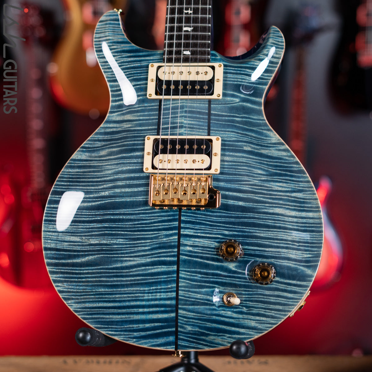 2005 PRS Santana II Private Stock Faded Aquamarine – Ish Guitars