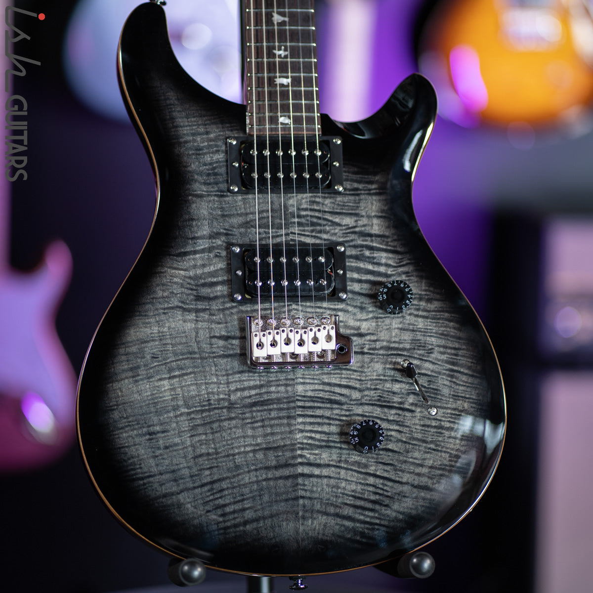 2021 PRS SE Custom 24 Charcoal Burst – Ish Guitars