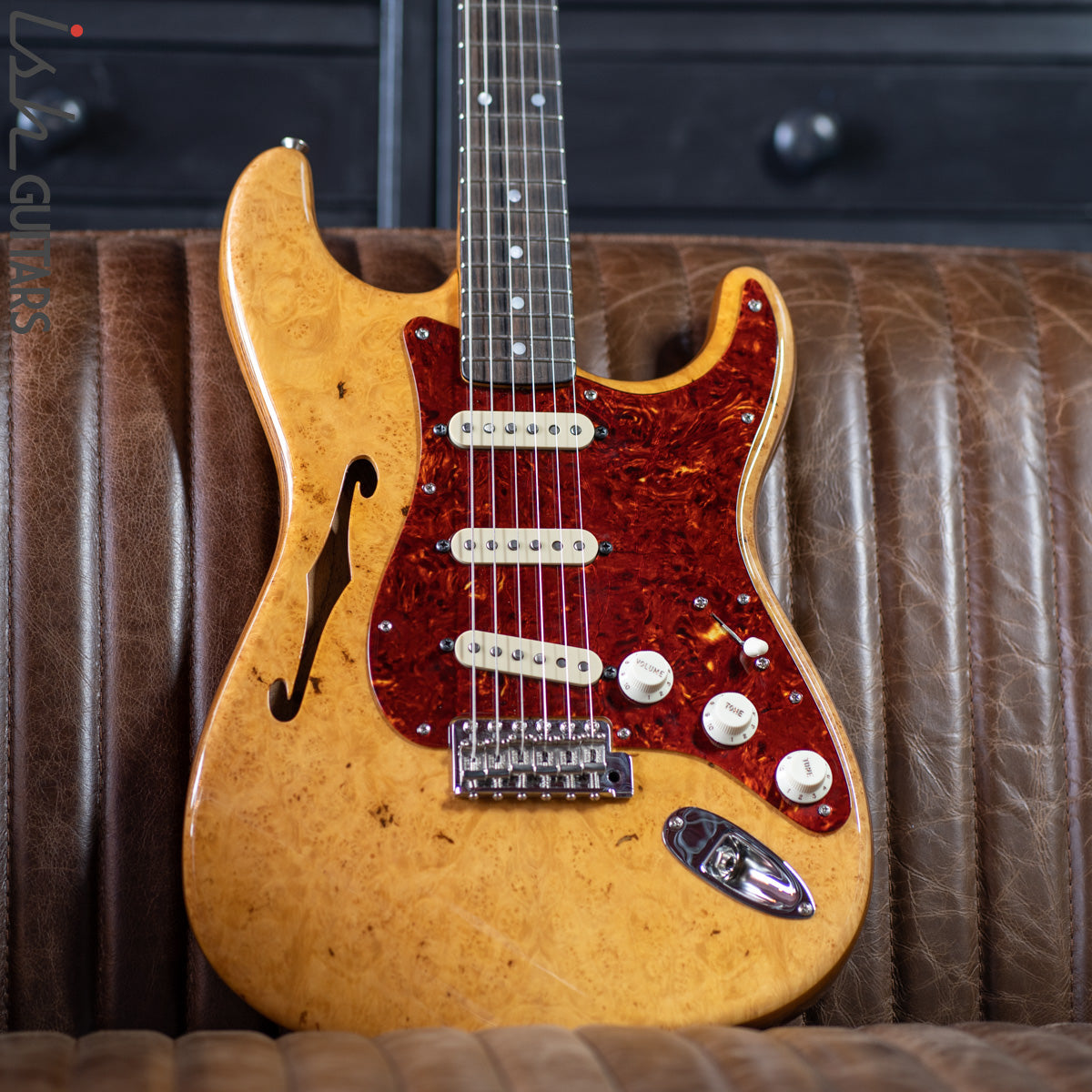 2020 Fender Custom Shop Artisan Thinline Strat – Ish Guitars