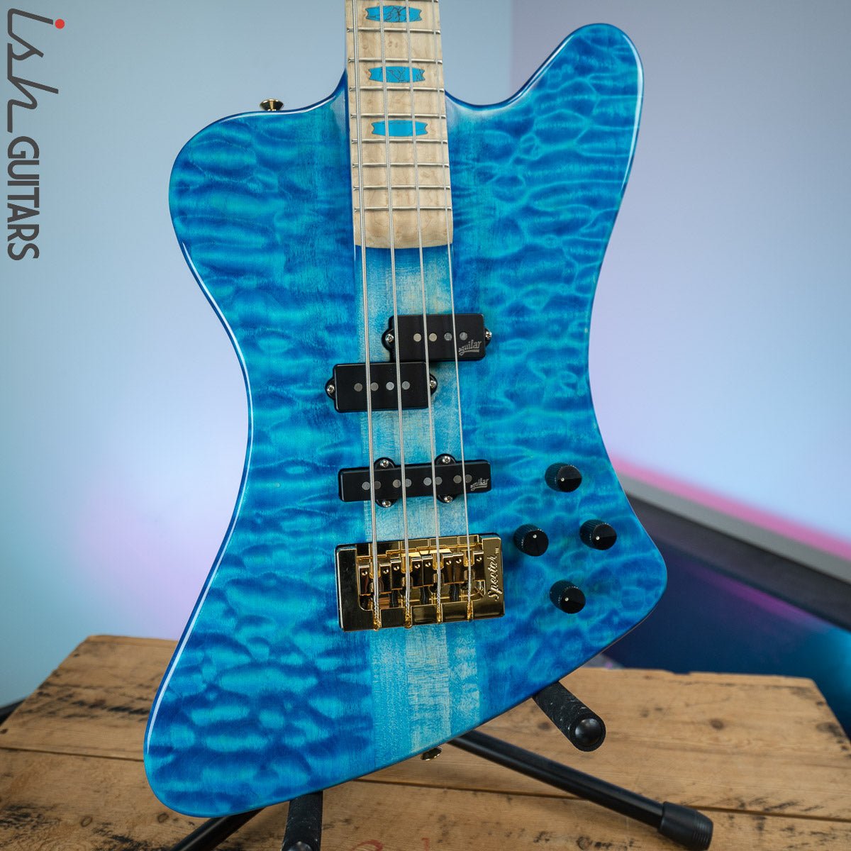 2020 Spector NS-2X Bahama Blue Gloss – Ish Guitars