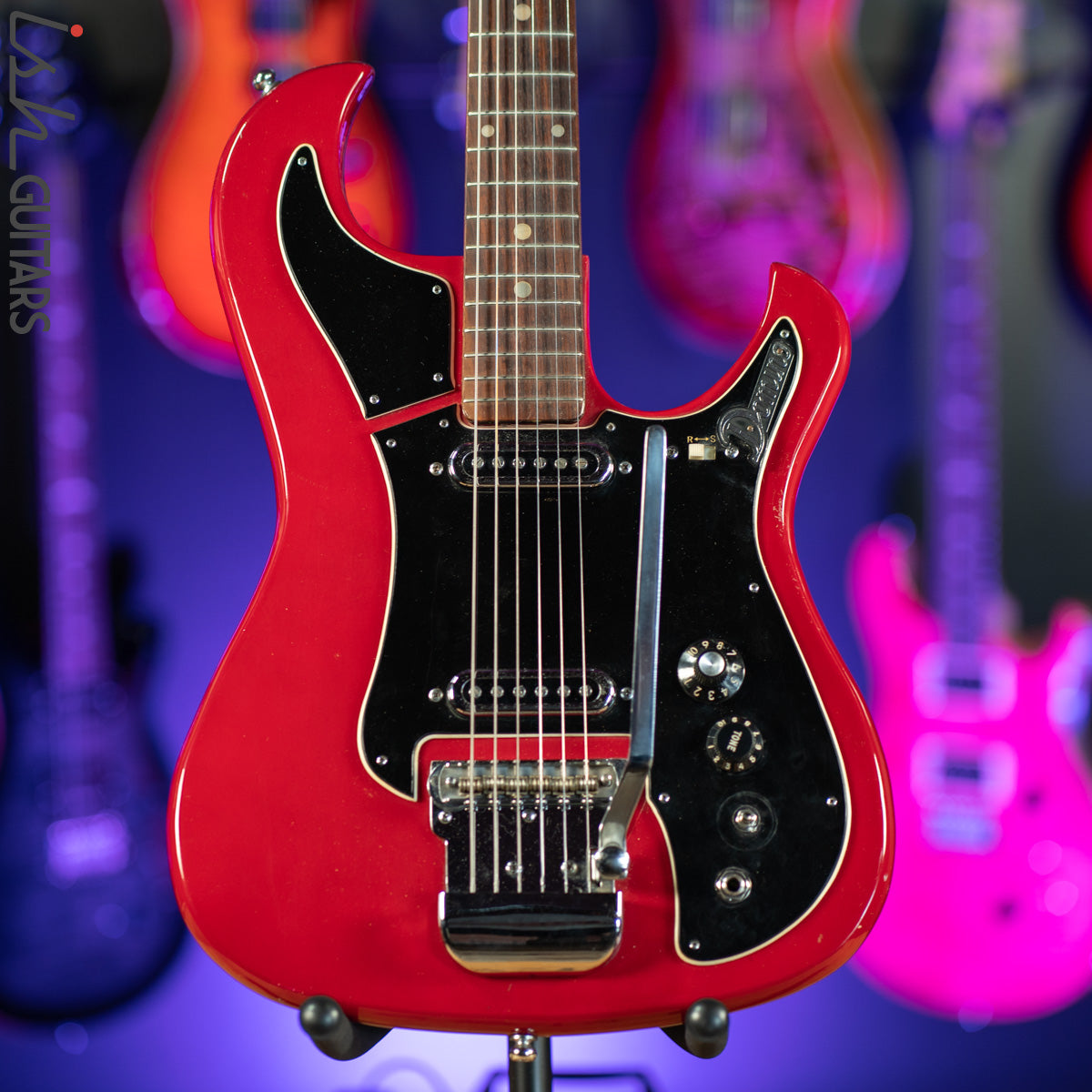1960s Teisco Domino Red Electric Guitar MIJ – Ish Guitars