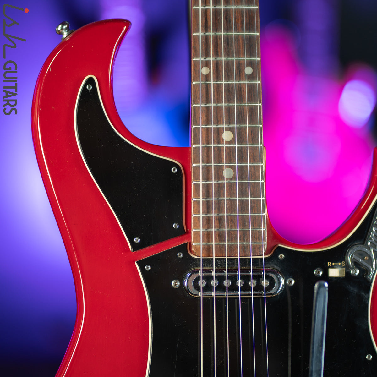 1960s Teisco Domino Red Electric Guitar MIJ – Ish Guitars