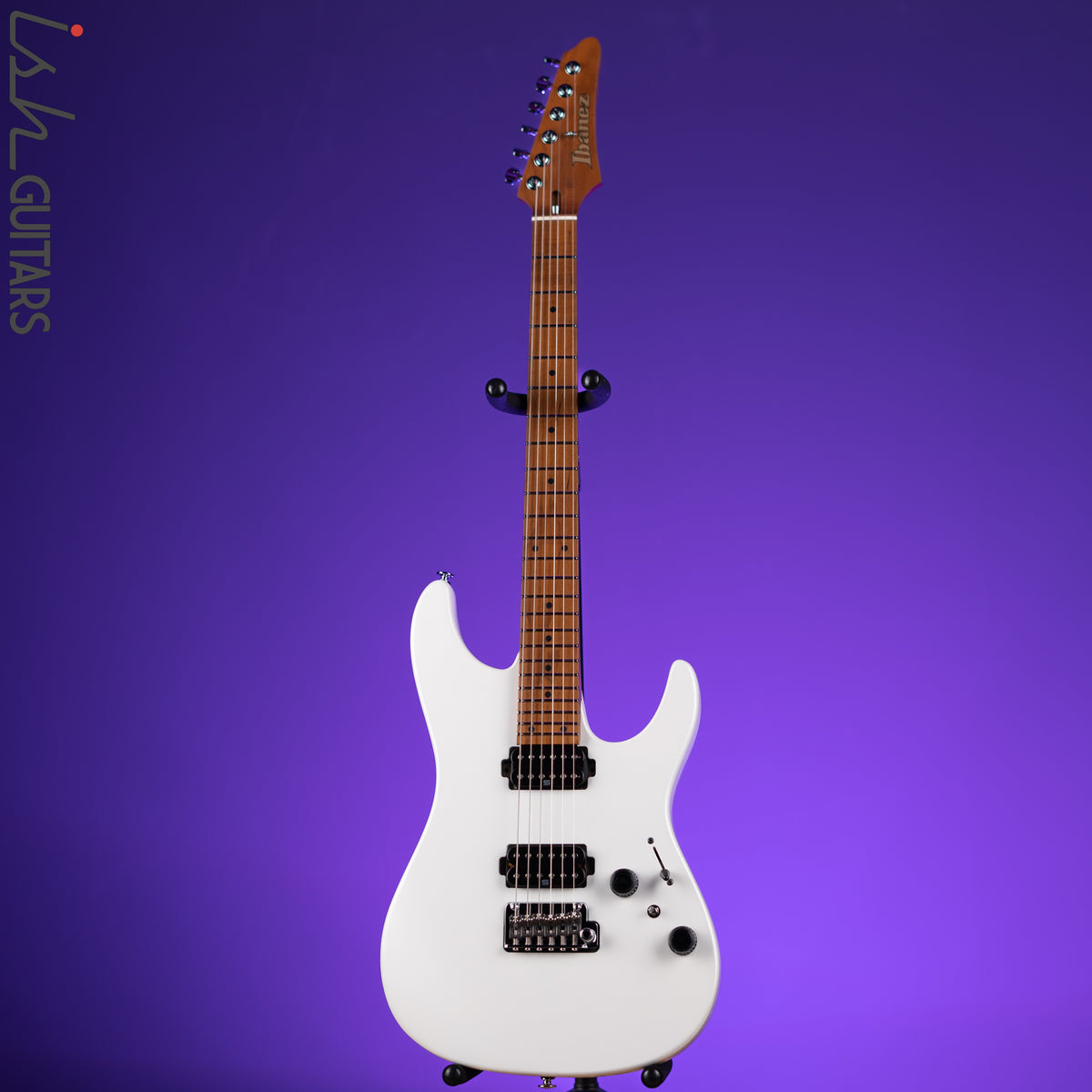 Ibanez Prestige AZ2402 Electric Guitar Pearl White Flat – Ish Guitars