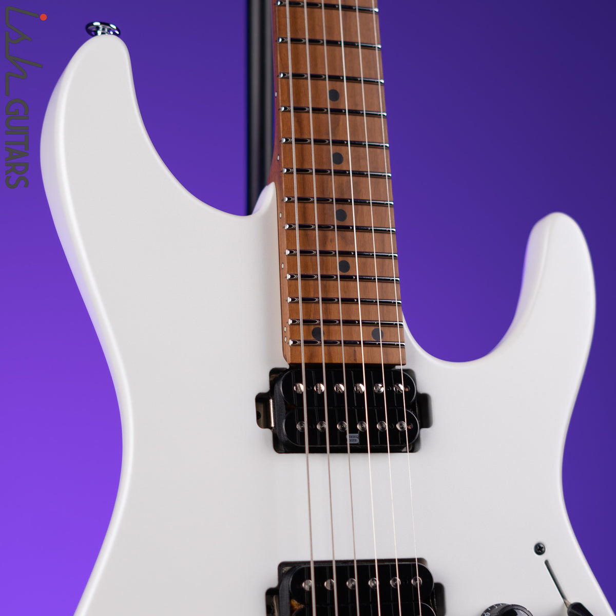 Ibanez Prestige AZ2402 Electric Guitar Pearl White Flat – Ish Guitars