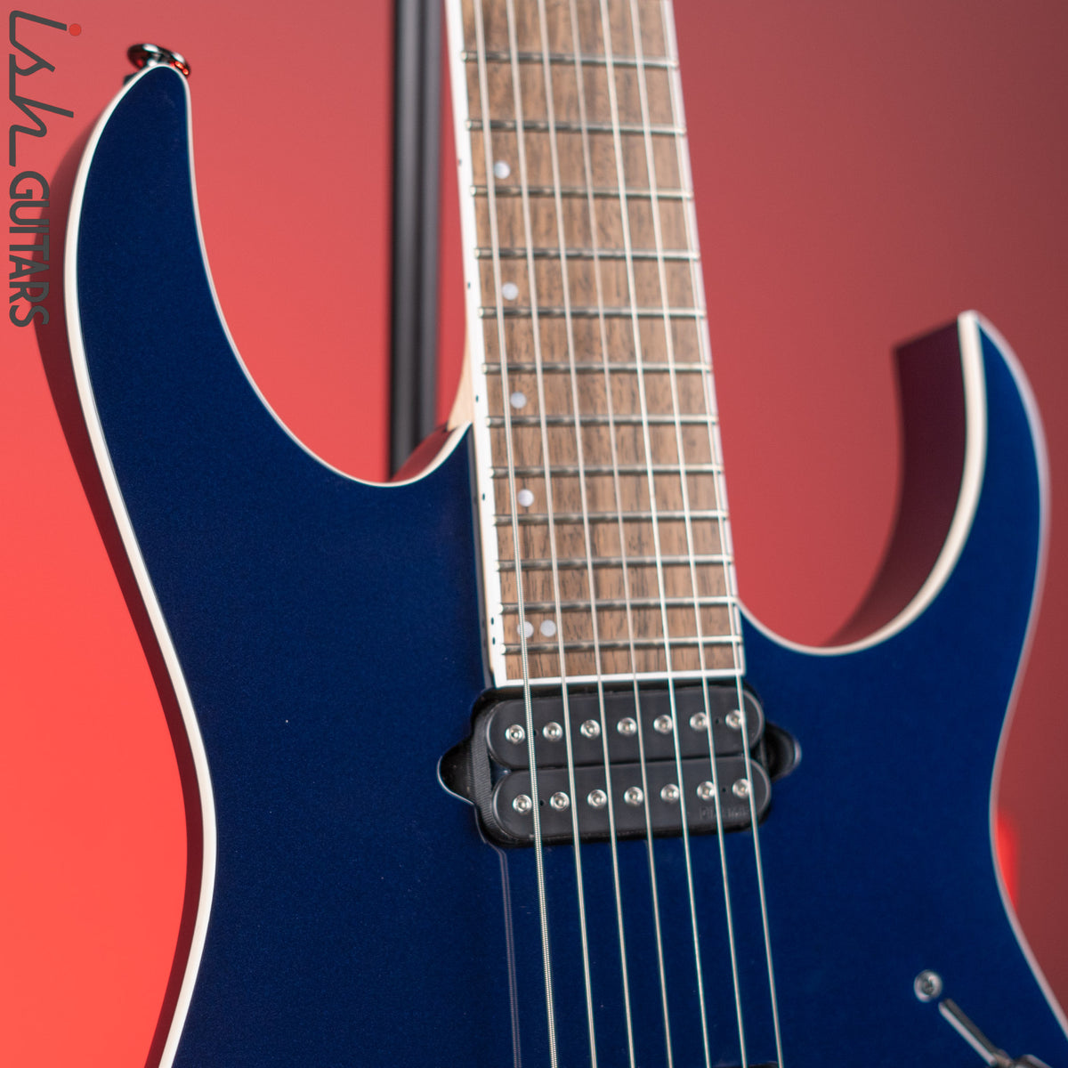 Ibanez Prestige RG2027XL 7-String Electric Guitar Deep Tide Blue