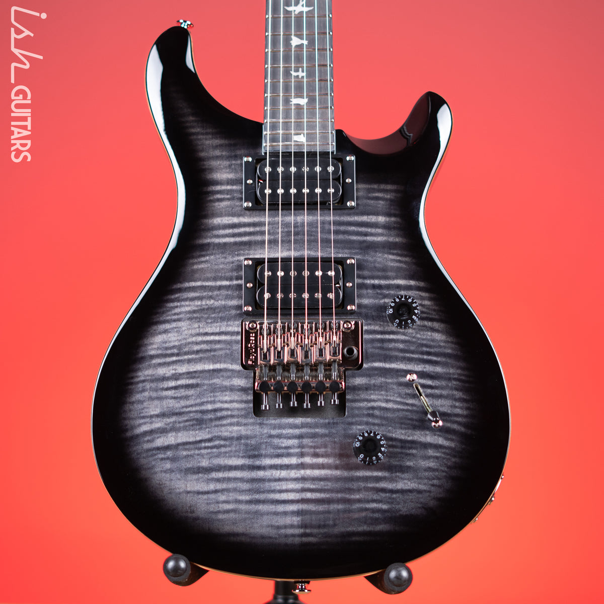 PRS SE Custom 24 “Floyd” Charcoal Burst – Ish Guitars