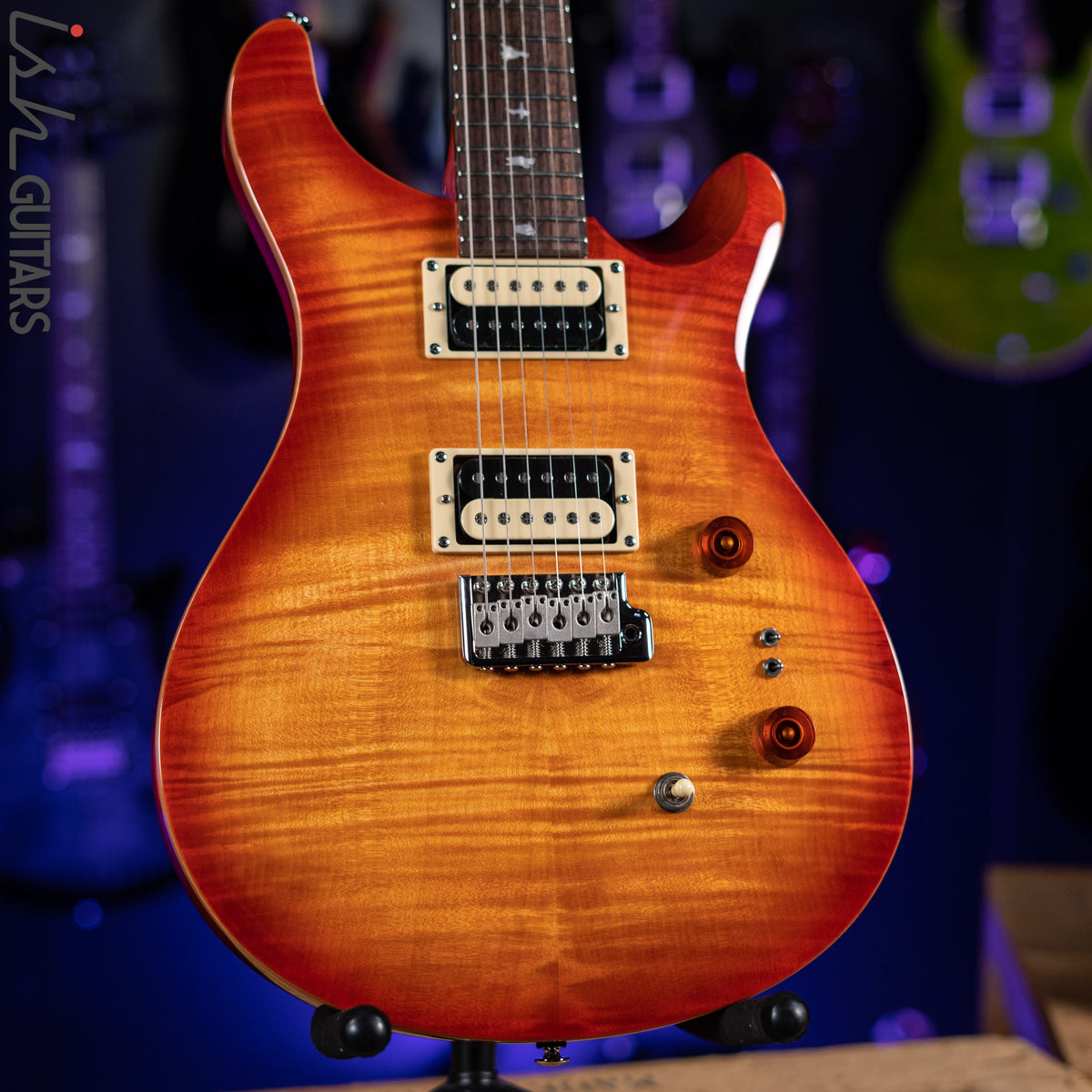 PRS SE Custom 24-08 Electric Guitar Vintage Sunburst – Ish Guitars