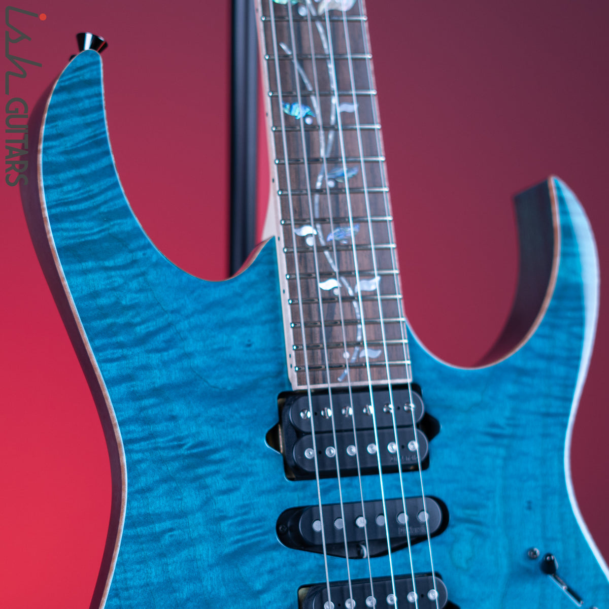 Ibanez J. Custom RG8570Z Electric Guitar Chrysocolla – Ish Guitars
