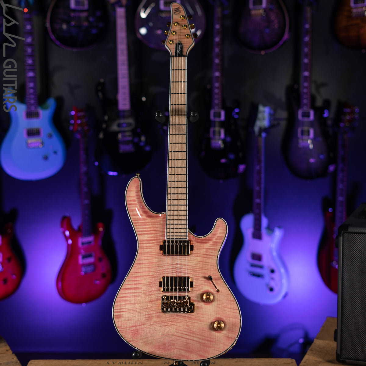 2020 Mayones Regius Core V24 6 Jeans Pink Gloss – Ish Guitars